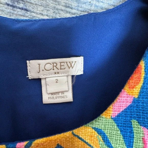 J. Crew Colorful Floral Dress - Picture 6 of 7
